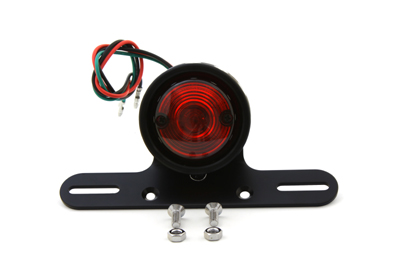 Round Tail Lamp Assembly Bobber Style - Click Image to Close