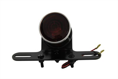Black 2" Round Tail Lamp - Click Image to Close