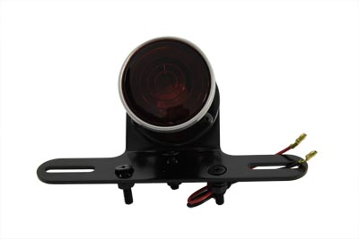 Black 2" Round Tail Lamp