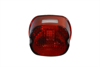 Tail Lamp Lens Laydown Style Red - Click Image to Close