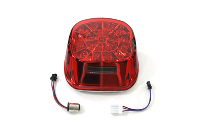 Lay Down Tail Lamp Assembly Red LED - Click Image to Close