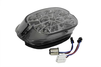 Lay Down Tail Lamp Assembly Smoked LED - Click Image to Close
