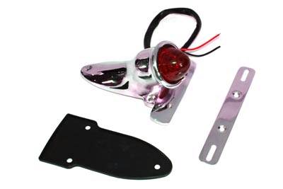 Chrome Bates Bobber Tail Lamp Assembly - Click Image to Close