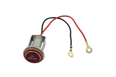 Indicator Lamp Hi-Beam Type Red - Click Image to Close