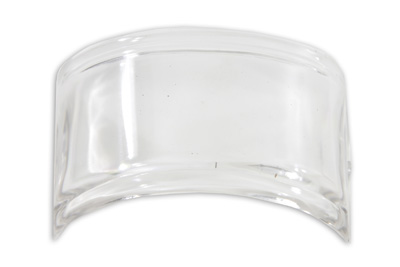 Tail Lamp Lens Top Beehive Style Plastic Clear - Click Image to Close