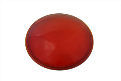 Red Glass Spotlamp Lens - Click Image to Close
