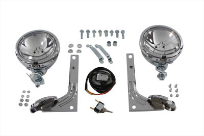 Police Pursuit Spotlamp Kit Clear - Click Image to Close