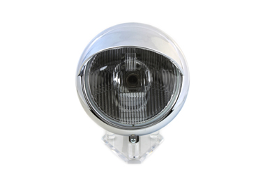 Replica 7" Headlamp Assembly with Visor - Click Image to Close
