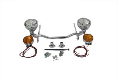 Chrome Spotlamp Kit with Turn Signals - Click Image to Close