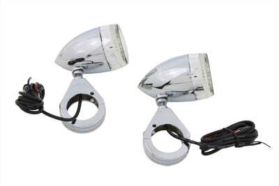Bullet Turn Signal Set with 39mm Clamps