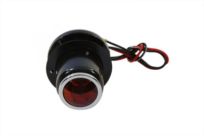 Black 1-1/2" Round Tail Lamp - Click Image to Close