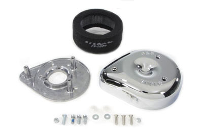 Chrome S&S Air Cleaner Assembly - Click Image to Close