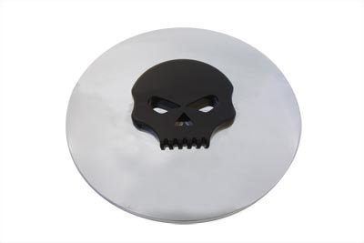 Air Cleaner Insert with Black Skull - Click Image to Close