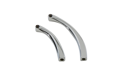 Curved Solid Style Billet Mirror Stem - Click Image to Close