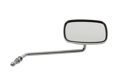 Replica Swivel Mirror with Long Stem, Chrome