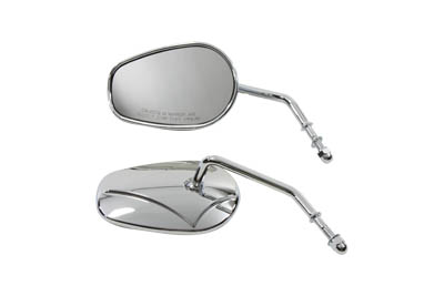 Rectangle Mirror Set with Round Stems