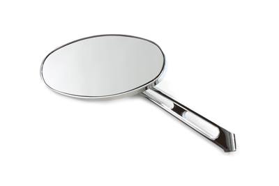 Flat Oval Girder Mirror with Billet Stem