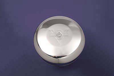 Round Air Cleaner Chrome - Click Image to Close