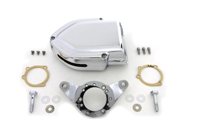 V-Charger Air Cleaner Kit Chrome - Click Image to Close