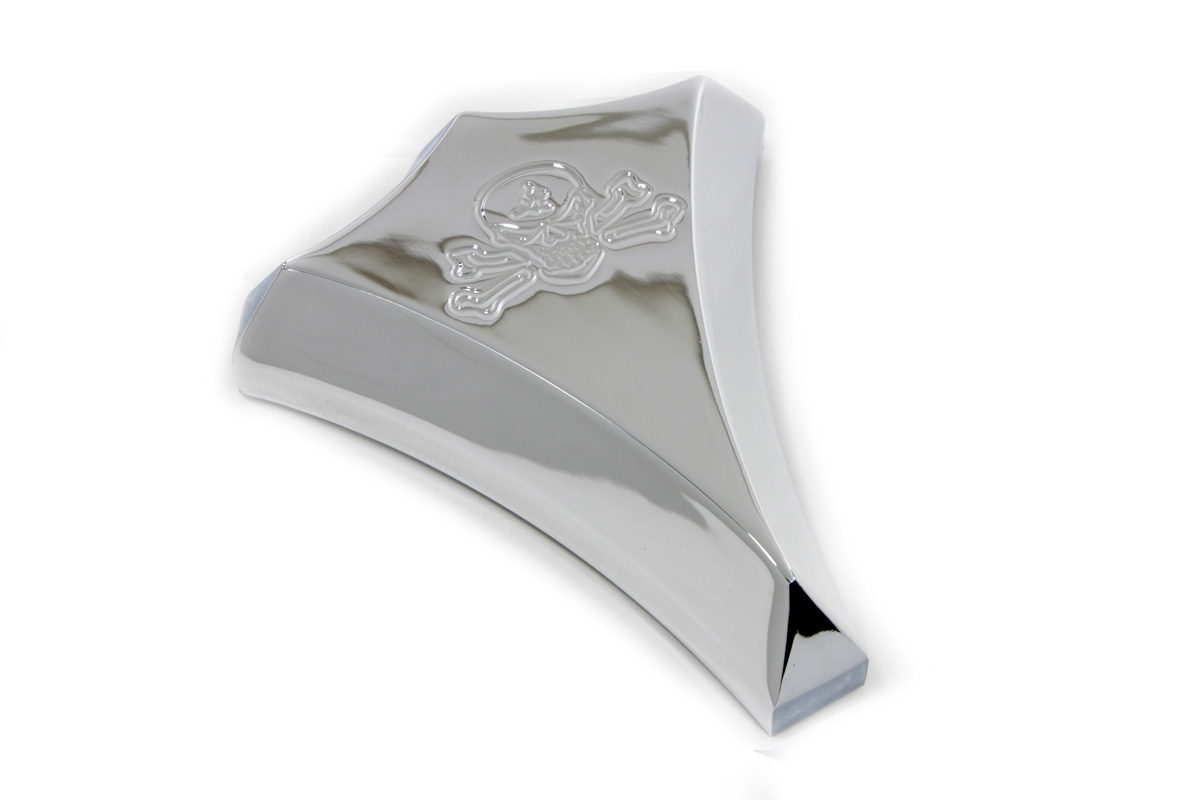 Billet Air Cleaner Skull Style Chrome - Click Image to Close