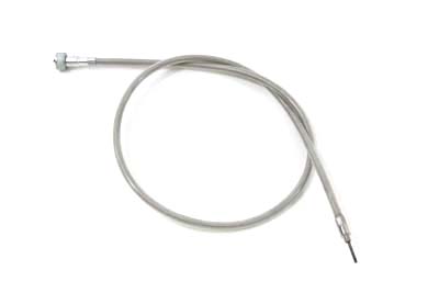 40" Stainless Steel Speedometer Cable - Click Image to Close