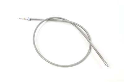 39" Stainless Steel Speedometer Cable - Click Image to Close