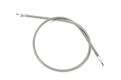 40" Stainless Steel Speedometer Cable - Click Image to Close