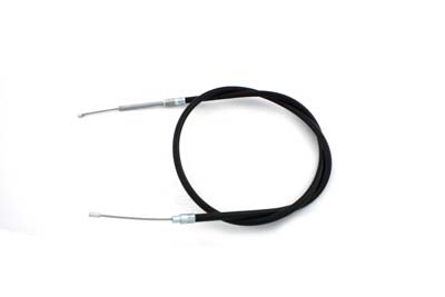 Black Clutch Cable +4" Over Stock - Click Image to Close