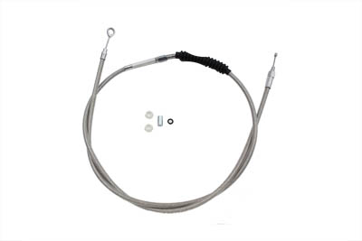 72.69" Braided Stainless Steel Clutch Cable - Click Image to Close