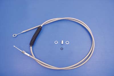 64.75" Braided Stainless Steel Clutch Cable - Click Image to Close