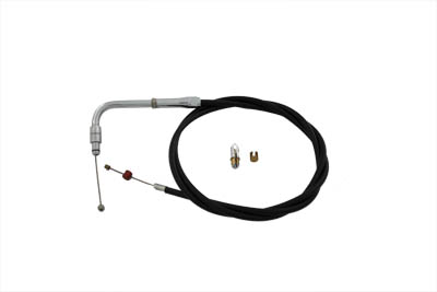 Black Throttle Cable with 42.25" Casing - Click Image to Close