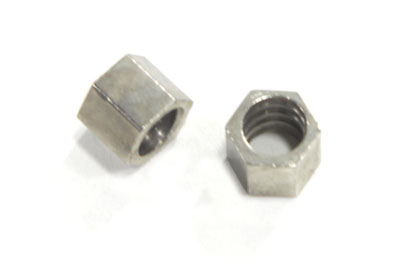 Nickel Throttle Cable Nut Set