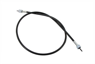 38.75" Black Tachometer Cable - Click Image to Close