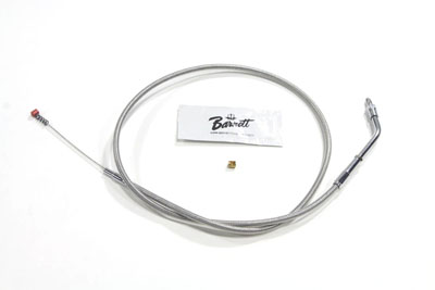 Braided Stainless Steel Idle Cable with 38" Casing - Click Image to Close