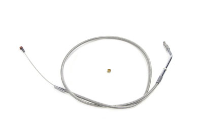 36" Stainless Steel Idle Cable - Click Image to Close