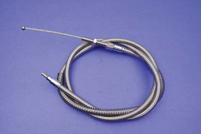 71.375" Braided Stainless Steel Clutch Cable - Click Image to Close