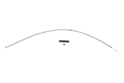 65" Braided Stainless Steel Clutch Cable - Click Image to Close