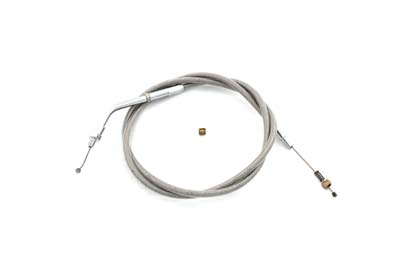 Braided Stainless Steel Idle Cable with 42" Casing