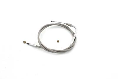 Braided Stainless Steel Idle Cable with 42" Casing - Click Image to Close