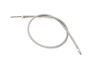 34" Stainless Steel Speedometer Cable - Click Image to Close
