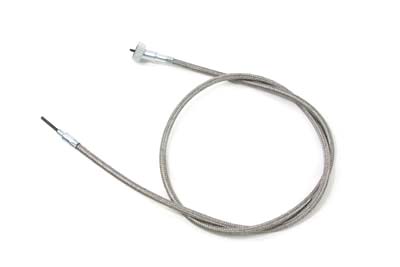 42.5" Braided Stainless Steel Speedometer Cable - Click Image to Close