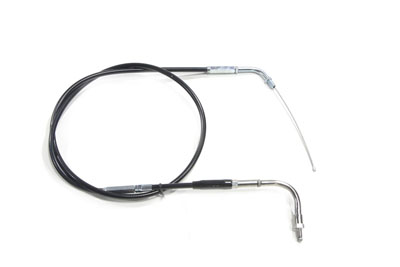 Black Universal Throttle Cable with 40" Casing - Click Image to Close