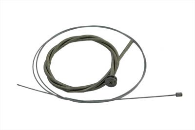 Nickel Plated Outer Throttle Cable - Click Image to Close