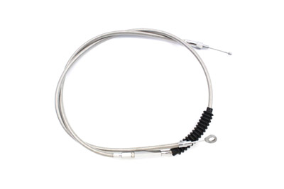 68.69" Braided Stainless Steel Clutch Cable - Click Image to Close