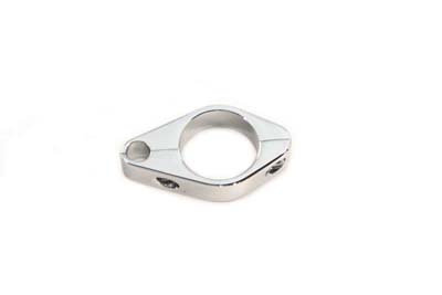Billet Throttle Cable Clamp Chrome - Click Image to Close