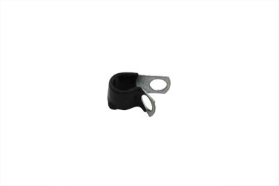 Vinyl Coated 1/4" Cable Clamp - Click Image to Close