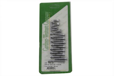 Cam and Primary Cover Dress Up Chrome Screw Kit - Click Image to Close