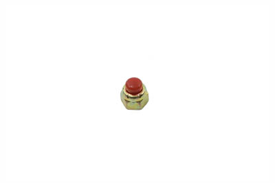 Red Cap Nut 1/4"-28 - Click Image to Close
