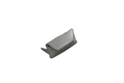 3/4" Oblong Bevel Saddlebag Spots Nickel - Click Image to Close