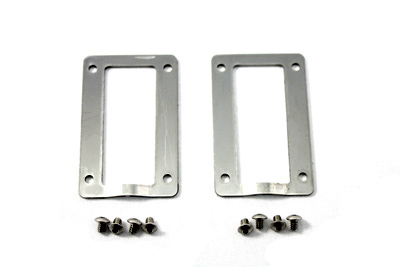 Polished Stainless Steel Rear Axle Protector Plates - Click Image to Close